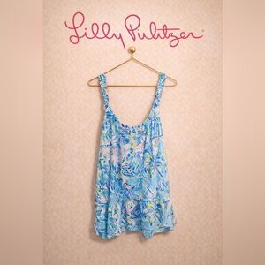Lilly Pulitzer Blue and Pink Tank Top